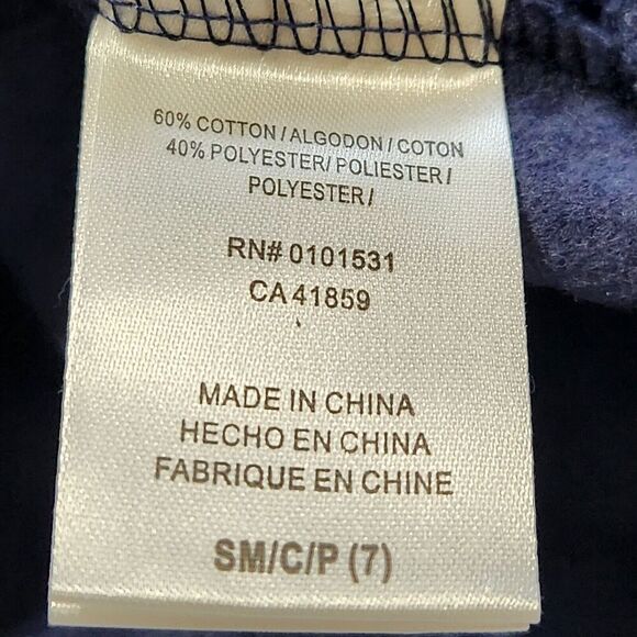 Harry Potter Sweatshirt Kids Unisex Navy Blue Size Small Hogwarts Castle. New - Picture 8 of 9